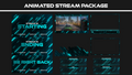 Animated Stream Package - Cyan Matrix